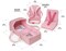 Badger Basket First Class 5-Piece Doll Travel Set - Pink/Stars